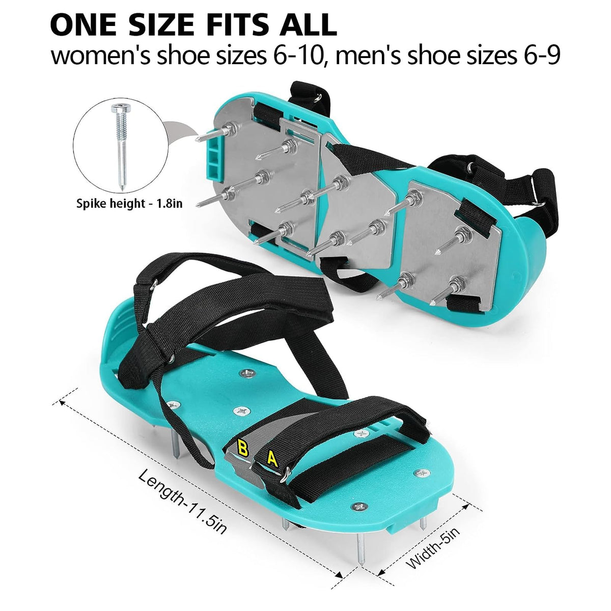 DenForste aerator shoes fully assembled and ready to wear