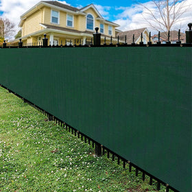 DenForste outdoor privacy screen adds shade and seclusion for patios.