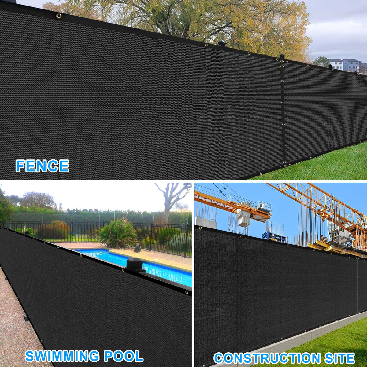DenForste dark green screen reduces sun exposure and preserves privacy