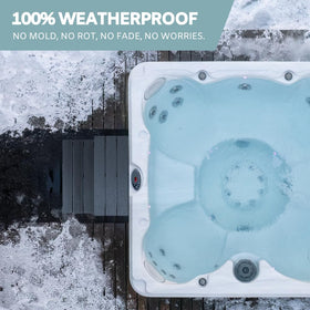 DENKOE hot tub steps versatile for porch, deck, or patio entry