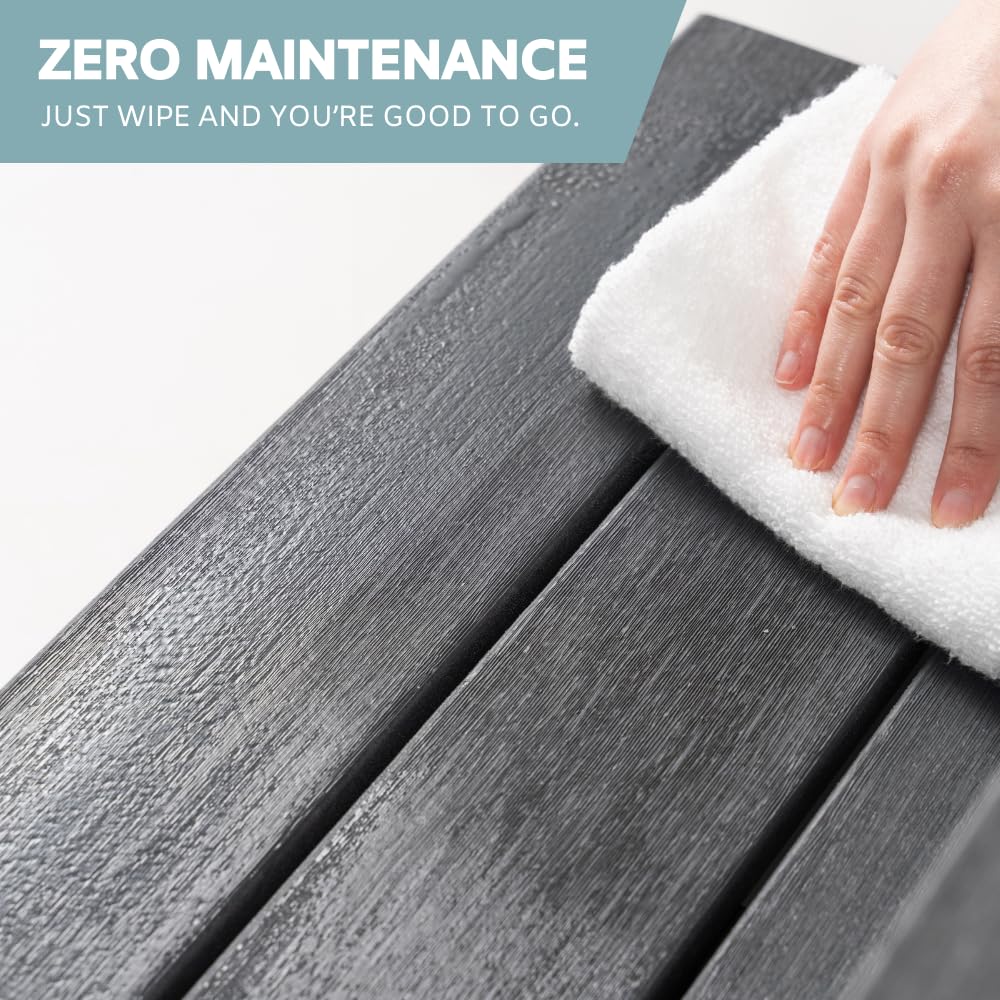 DENKOE hot tub steps 100% waterproof and maintenance-free year-round