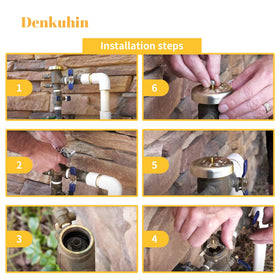 Denkuhin 905-211 compatible with 765 CBV 1/2-inch for secure sprinkler repairs