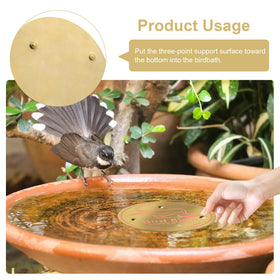 Denwwico copper disk edge finishes ensure wildlife-safe contact.