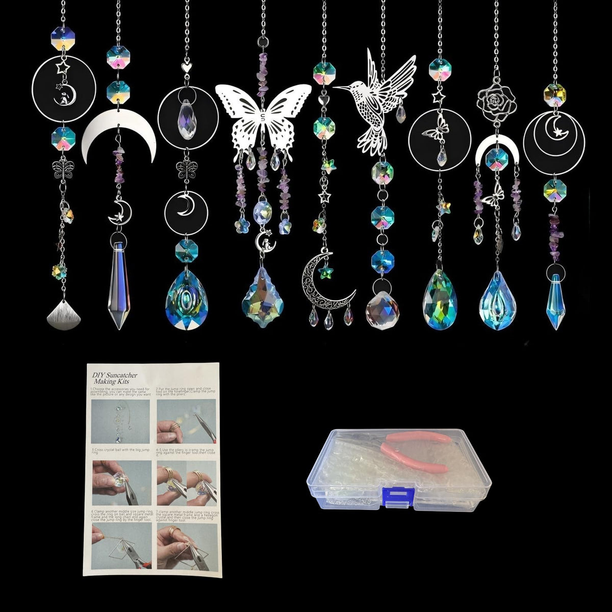 Denyskwin hanging supplies support secure decorative suncatchers in any room