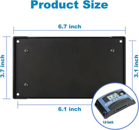 Depvko 100A MPPT controller four‑stage charging for battery protection.