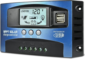 Depvko 60A MPPT front view for efficient solar charging