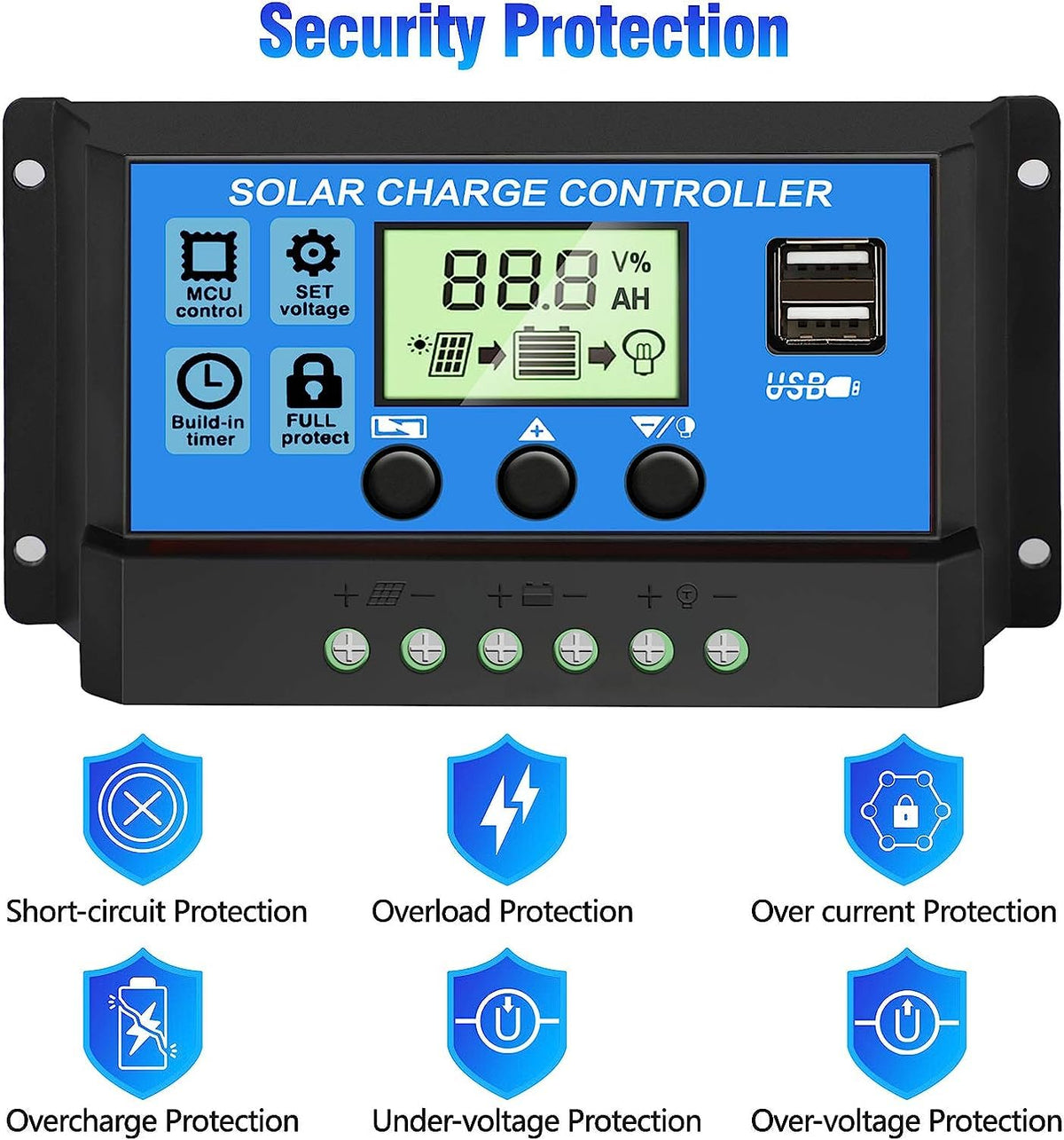 Depvko installation guide for battery-first connection on flat surfaces.