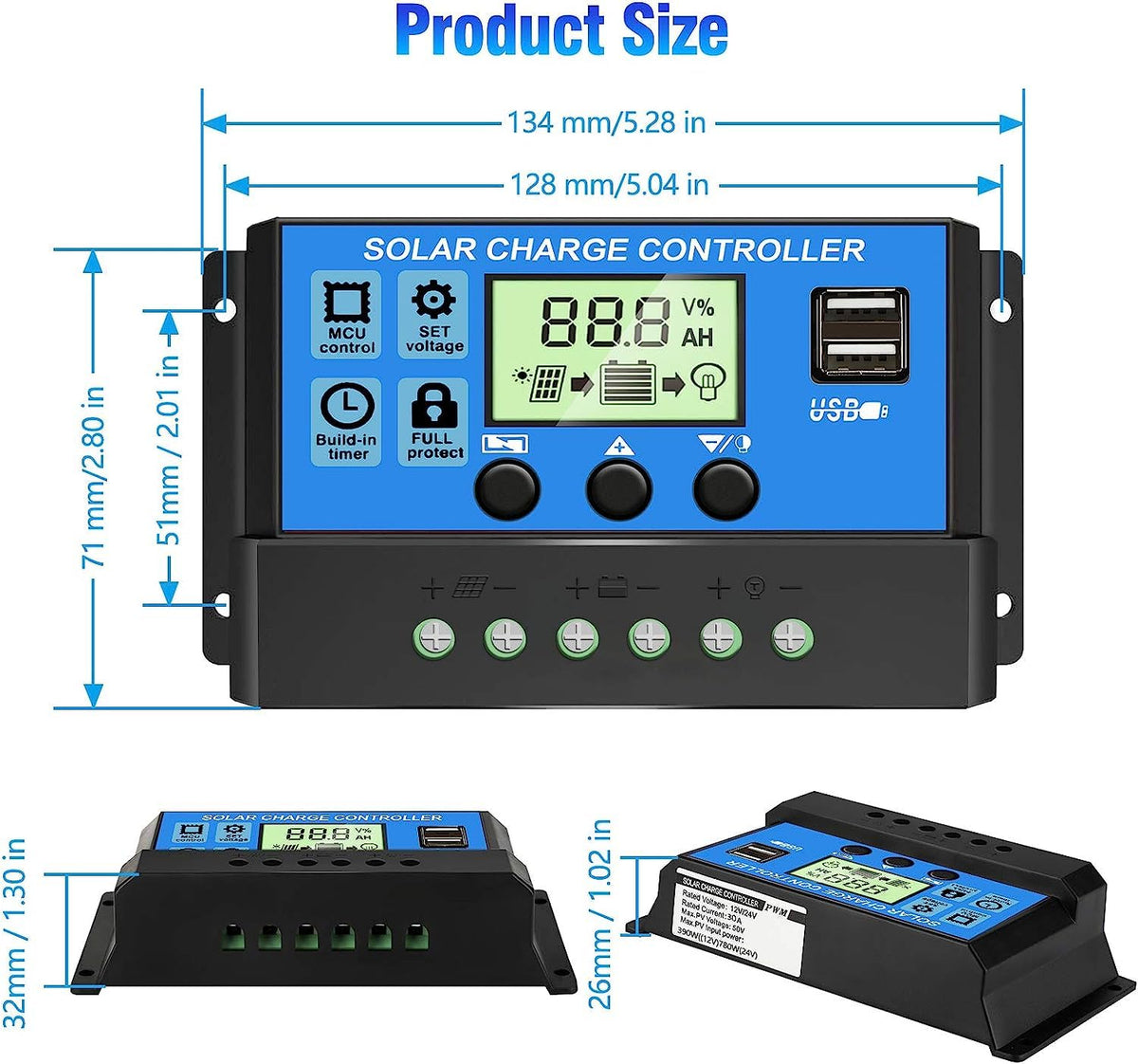 Depvko built-in protections reduce risk of overcurrent and short circuits.