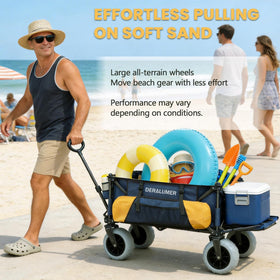 Deralumer X900 folded compact for storage in a trunk or closet.