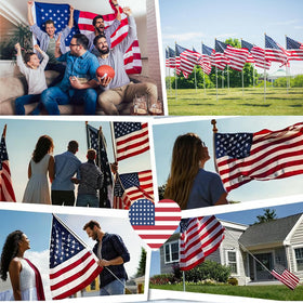 DERJLY flag is ideal for backyard gatherings and holiday displays