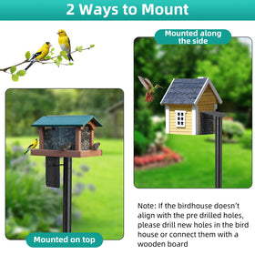 DEROFIT rustproof coating protects the outdoor pole from weathering effects.