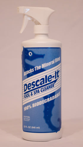 Descale-It restores shine to metal handrails and fixtures