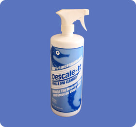 Descale-It paste softening lime build-up for easier removal