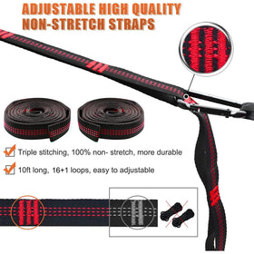 Desensa straps highlight 1400 lbs capacity for dependable support.