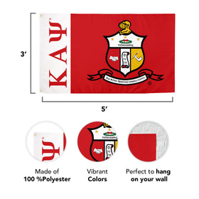 Desert Cactus Kappa Alpha Psi flag uses 150D polyester for outdoor use.