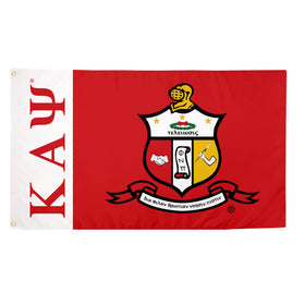 Desert Cactus Kappa Alpha Psi flag front view for outdoor display.