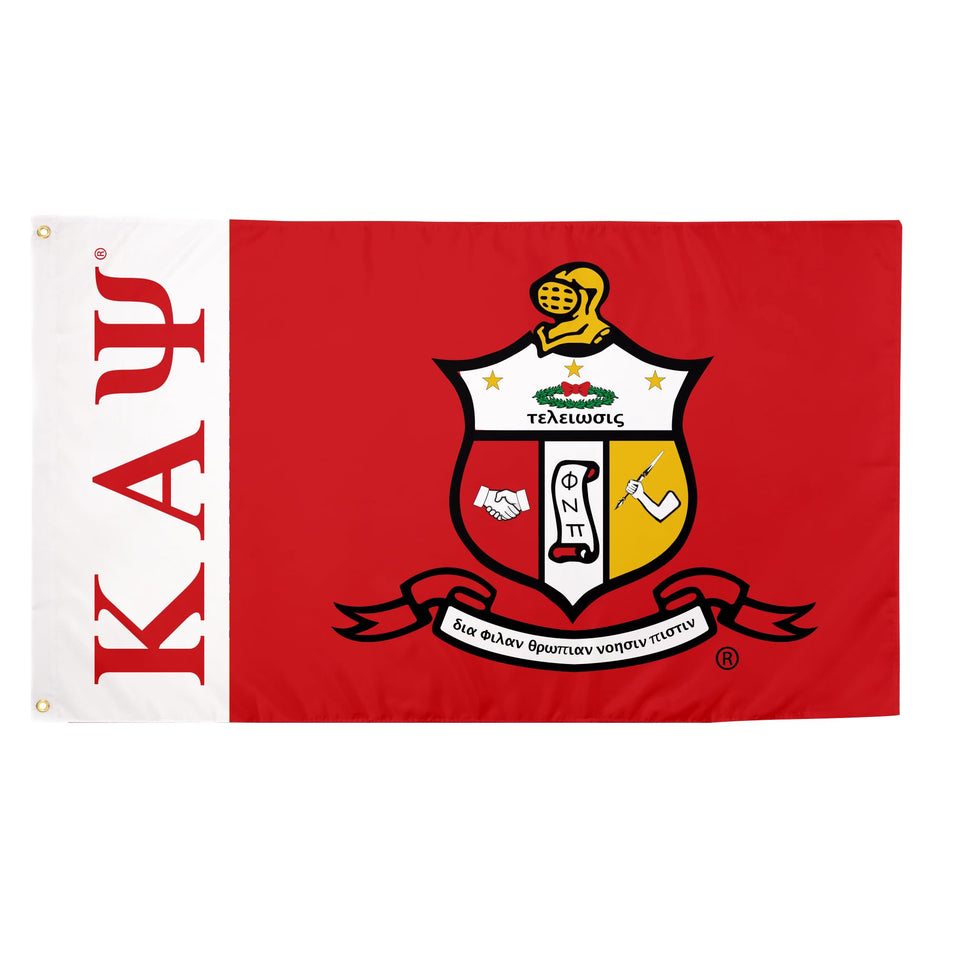 Desert Cactus Kappa Alpha Psi flag front view for outdoor display.