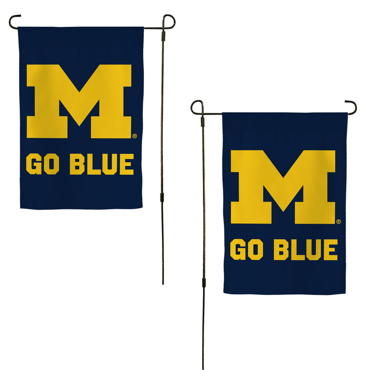 Desert Cactus UM garden flag doublesided design for outdoor visibility from every angle.