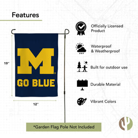 Desert Cactus UM garden flag quadruple-stitched ends provide long-lasting outdoor reliability.