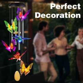 DesGully Easy-Hang Wind Chimes Outdoor for quick setup on patio