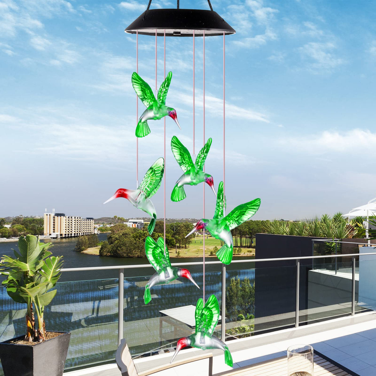 DesGully Mother's Day wind chime gift brightens living spaces.