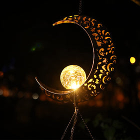 DesGully wind chimes illuminate at night for warm patio evenings