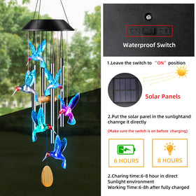 DesGully wind chimes perfect for patio decor and gift ideas.