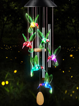 DesGully wind chimes with solar lights brighten evenings and add peaceful ambience.