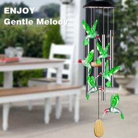 DesGully wind chimes with a 2.5-inch wood striker.