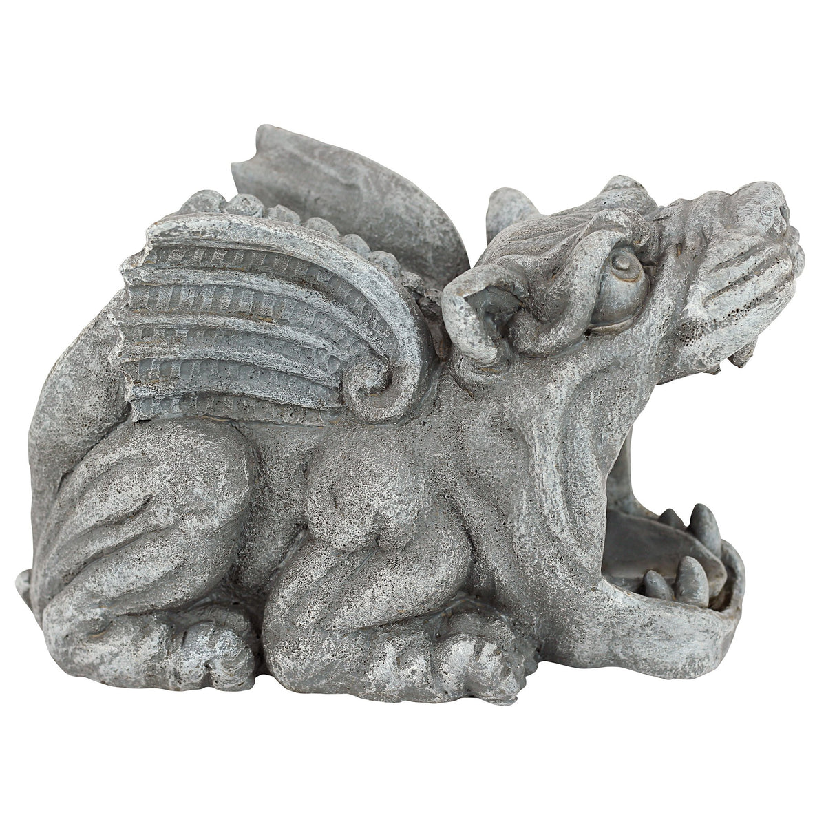 Design Toscano downspout guard fits standard spouts and protects foundations.