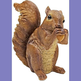 Design Toscano woodland squirrel statue, product shot for garden decor inspiration.