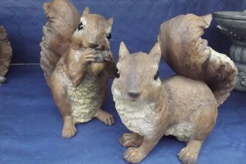 Design Toscano Chomper statue, side view highlighting compact size for patios and planters.