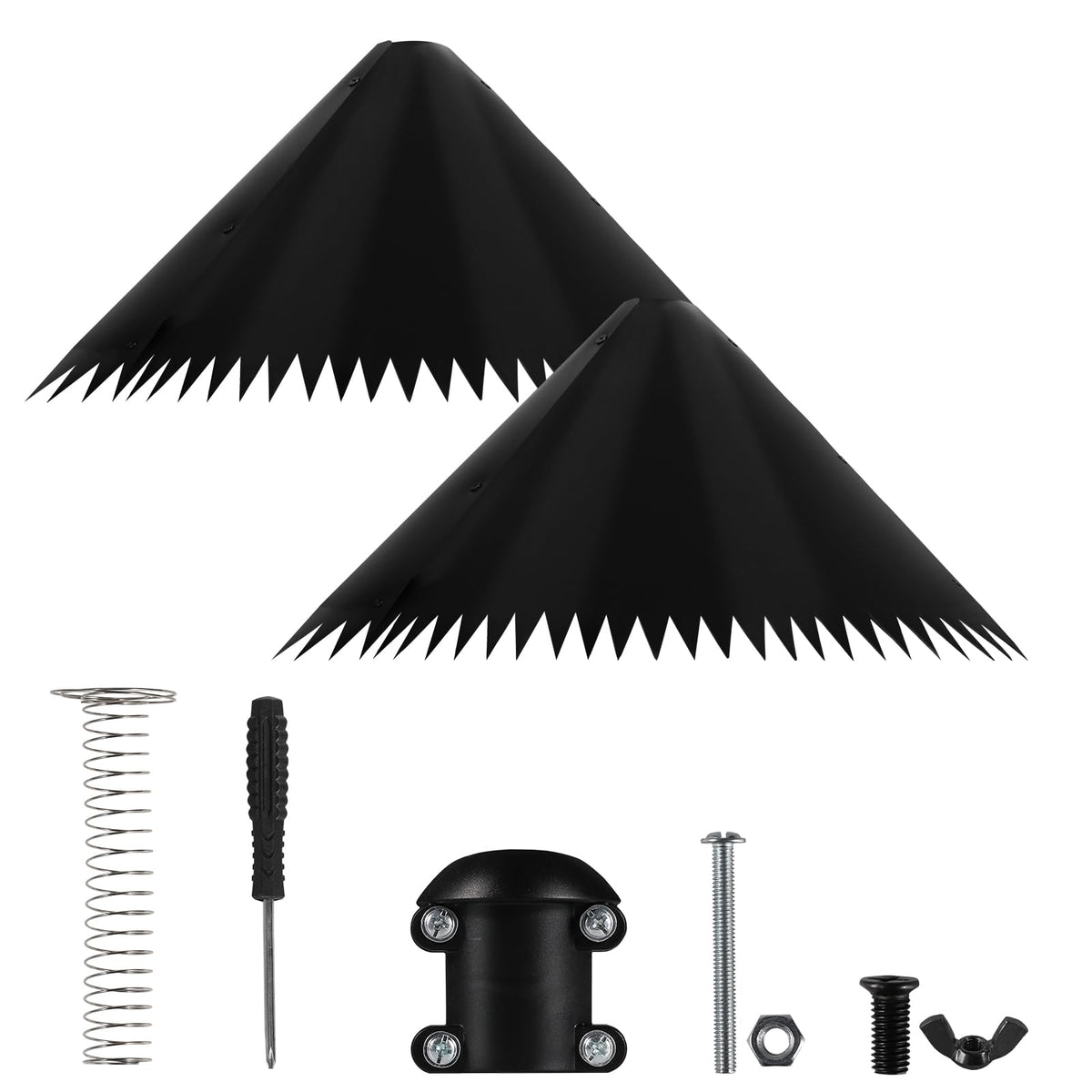 Detoypapa sleek black design blends with garden aesthetics while protecting feed.