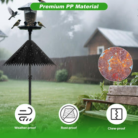 Durable weatherproof baffle from Detoypapa resists sun, rain, and snow