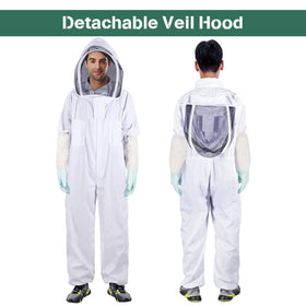 Deuovht Bee Suit elastic cuffs seal wrists and ankles for extra protection
