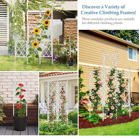 DEVISEFUN indoor ivy trellis wall-mount for lush green accents.