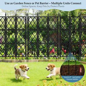 DEVISEFUN indoor-outdoor trellis supports ivy and climbing greens year-round.
