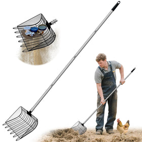 Devopet chicken poop scooper rake head for quick waste removal.