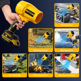 DEVTBLUN compatible with DEWALT 20V MAX batteries for flexible power.