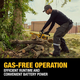 Charger included with the DEWALT 20V Max kit speeds up recharges.