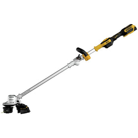 DEWALT 20V MAX trimmer with 14 inch swath for wide coverage.