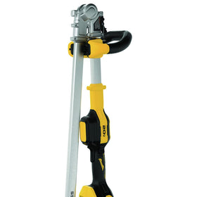 DEWALT trimmer with variable speed trigger for precise control.