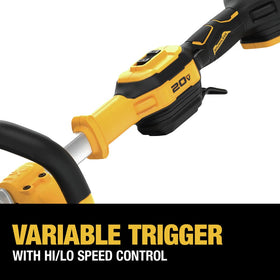 DEWALT DCST922B ergonomic grip for comfortable use