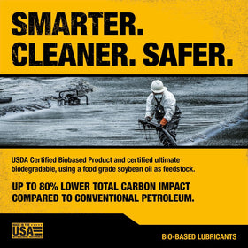 DEWALT American-made quality oil ensures reliable performance in varied conditions.