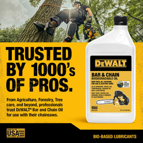 DEWALT American-made quality stamp signals trusted US craftsmanship.