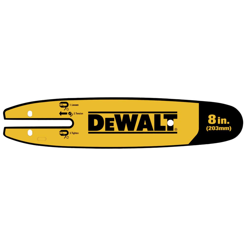 Dewalt bar pole saw replacement 8in front view for quick fit and reliable performance