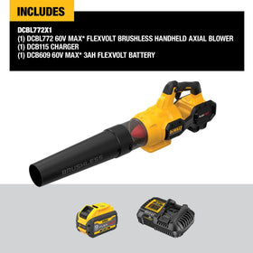 Close-up of DEWALT brushless motor showing efficiency and extended runtime