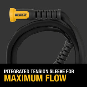 DEWALT DXMH3306 tension sleeve protects flow and prevents kinks while watering.