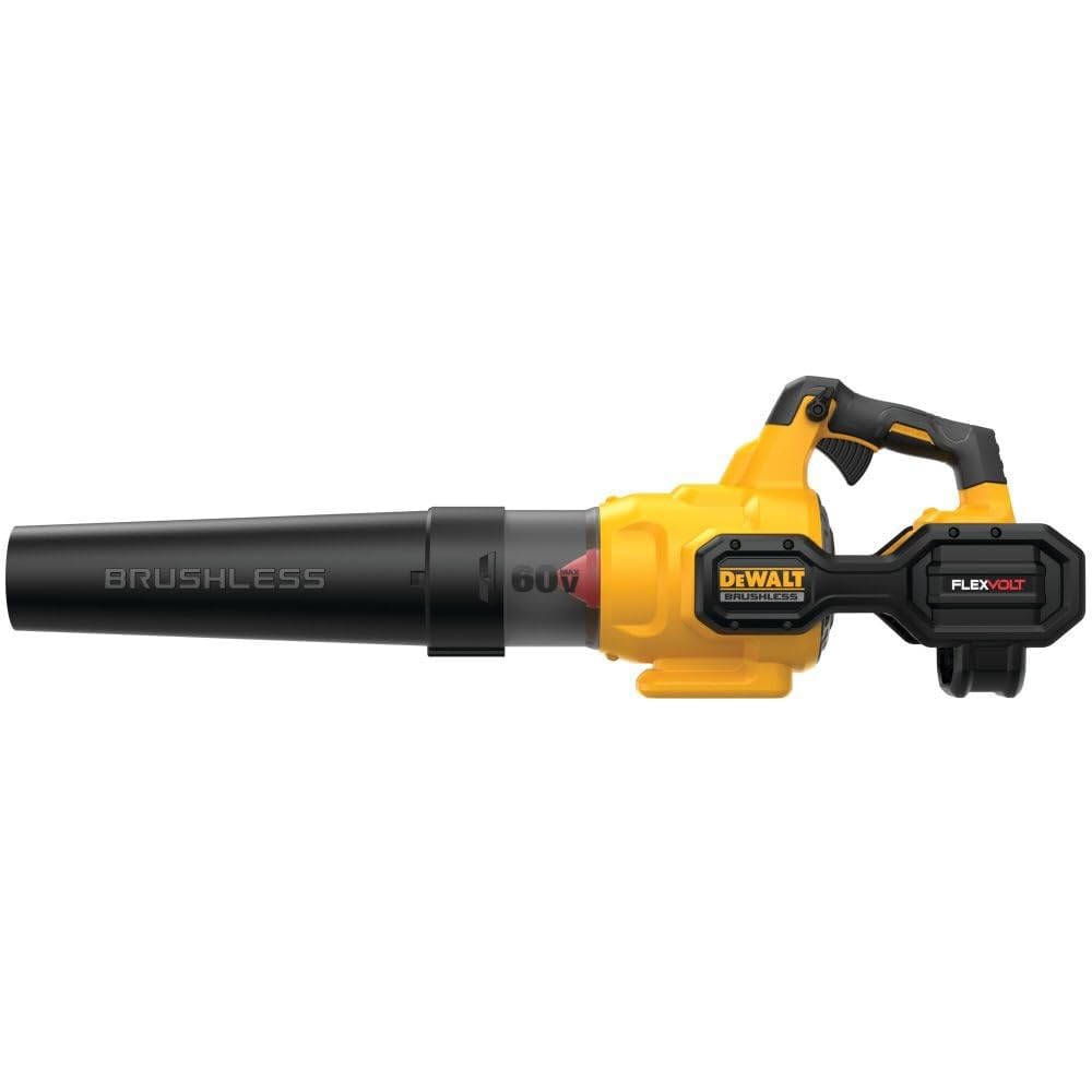 DEWALT FLEXVOLT 60V blower in action for efficient debris removal