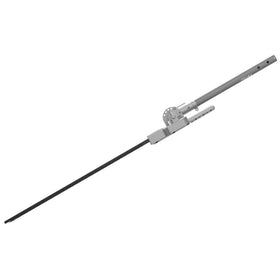 Dewalt Head Hedge Trimmer Pole 22in close-up highlights ergonomic grip and durable head.